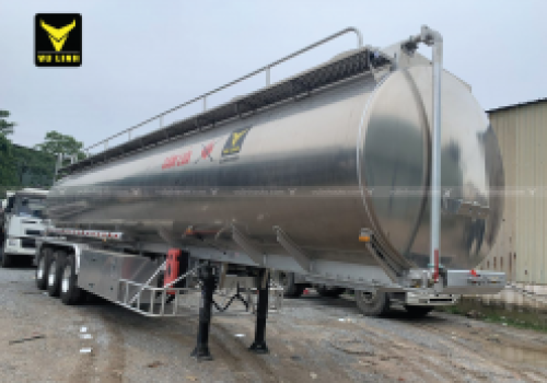 SƠ MI RƠ MOOC NHÔM CHỞ XĂNG 43M3 CẦU FUWA