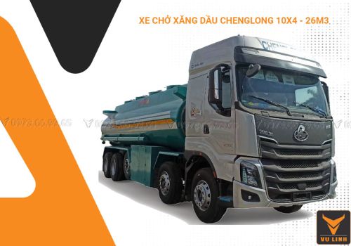 XE CHỞ XĂNG DẦU CHENGLONG 26 KHỐI