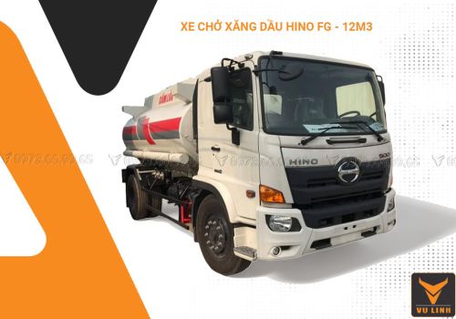 XE CHỞ XĂNG DẦU HINO FG 12M3
