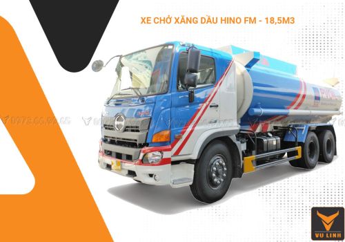  XE CHỞ XĂNG DẦU HINO 6X4 18M3
