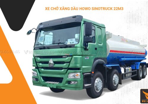 XE CHỞ XĂNG DẦU HOWO SINOTRUCK 22M3