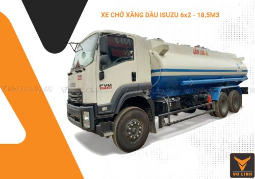 XE CHỞ XĂNG DẦU ISUZU 6X2 18,5M3