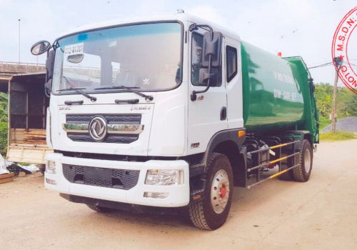 Xe cuốn ép rác 12 khối Dongfeng