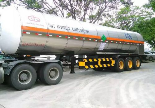 Sơ mi rơ mooc chở khí CO2 DHT 27,5 khối model KP9403