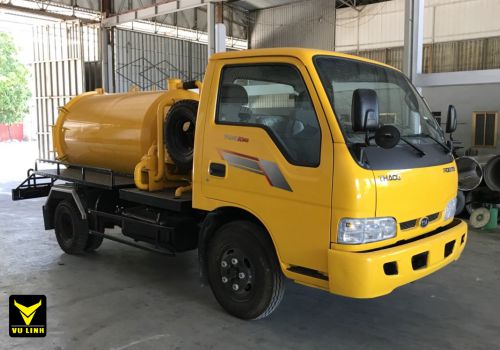 Xe hút bùn, hút chất thải 2 khối Thaco k165