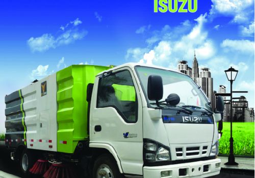 Xe quét đường hút bụi 5 khối ISUZU