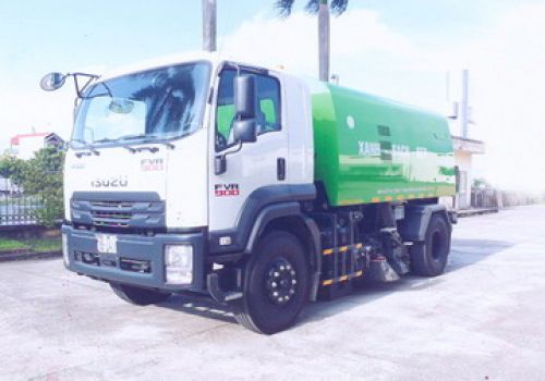 Xe quét đường hút bụi 6 khối Isuzu