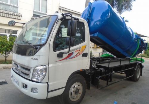 Xe hút bùn, hút chất thải 5 khối Thaco 700C