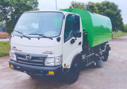 Xe quét đường hút bụi 4 khối HINO WU342L