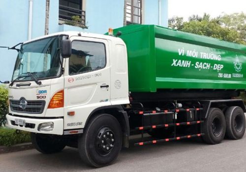 Xe chở rác thùng rời Hino FM 22m3