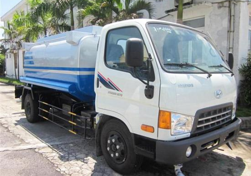 Xe phun nước rửa đường Hyundai HD72 6m3