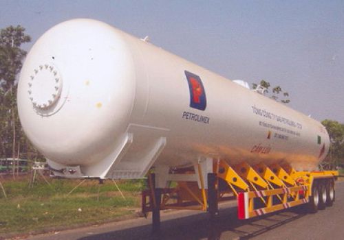 Sơ mi rơ mooc chở LPG 50 khối