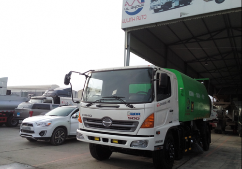 XE Ô TÔ QUÉT ĐƯỜNG 6M3 TRÊN XE CƠ SỞ XE HINO FG8JJSB