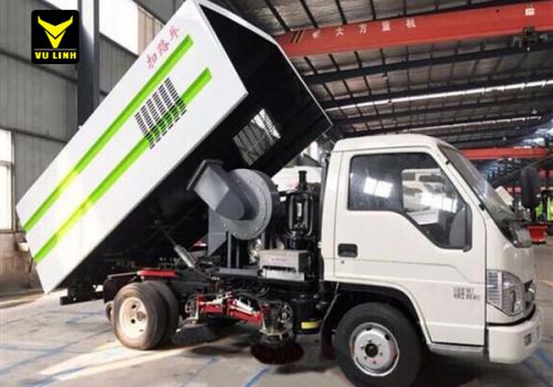 Xe quét đường hút bụi 2 khối Forland