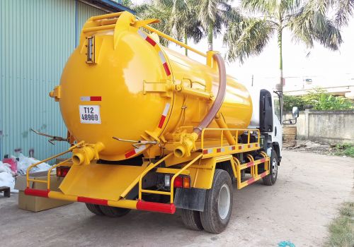 Xe hút bùn, hút chất thải Isuzu 7m3