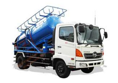 XE HÚT BÙN HÚT CHẤT THẢI ( HẦM CẦU) 5 KHỐI HINO