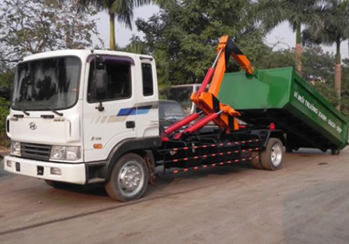 Xe chở rác thùng rời Hyundai HD120