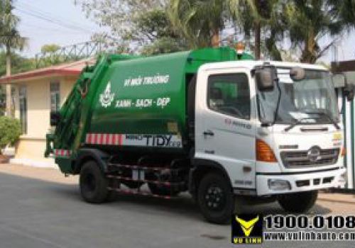 Xe cuốn ép rác Hino FC 9m3