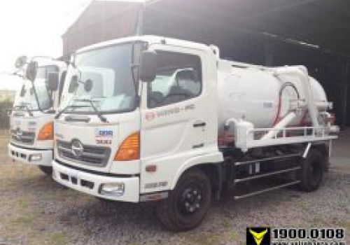 Xe hút chất thải Hino 5m3