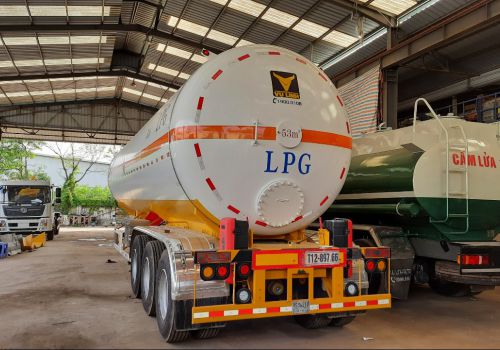 Sơ mi rơ mooc chở LPG 53 khối