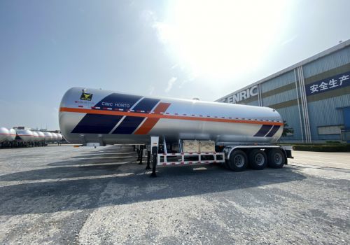 Sơ mi rơ mooc chở lpg Cimc Honto 52 khối