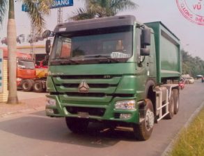 xe chở rác 20 khối Howo 3 xe chở rác 20 khối HOWO ZZ3257N3447A1/VL-CR