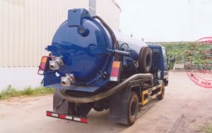 XE HÚT BÙN, HÚT CHẤT THẢI 5 KHỐI MIGHTY DONGVANG HD700/VL-HCT