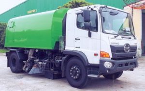 xe quét đường hút bụi 6 khối Hino FG 3 xe quét đường hút bụi 6 khối HINO FG8JJ7A