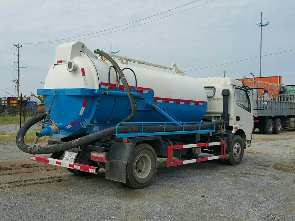 Xe hút bùn, hút chất thải Dongfeng 6 khối 5 Xe hút bùn, hút chất thải Dongfeng 6 khối