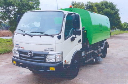 xe quét đường hút bụi 4 khối HINO WU342L 3 xe quét đường hút bụi 4 khối HINO WU342L