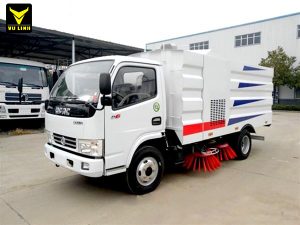 XE QUÉT HÚT BỤI ĐƯỜNG 4 KHỐI DONGFENG EURO 5 3 xe quét hút bụi đường 4 khối Dongfeng Euro 5