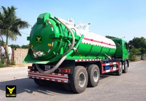 xe hút bùn, hút chất thải 15 khối Howo 4 xe hút bùn, hút chất thải 15 khối Howo nhập khẩu